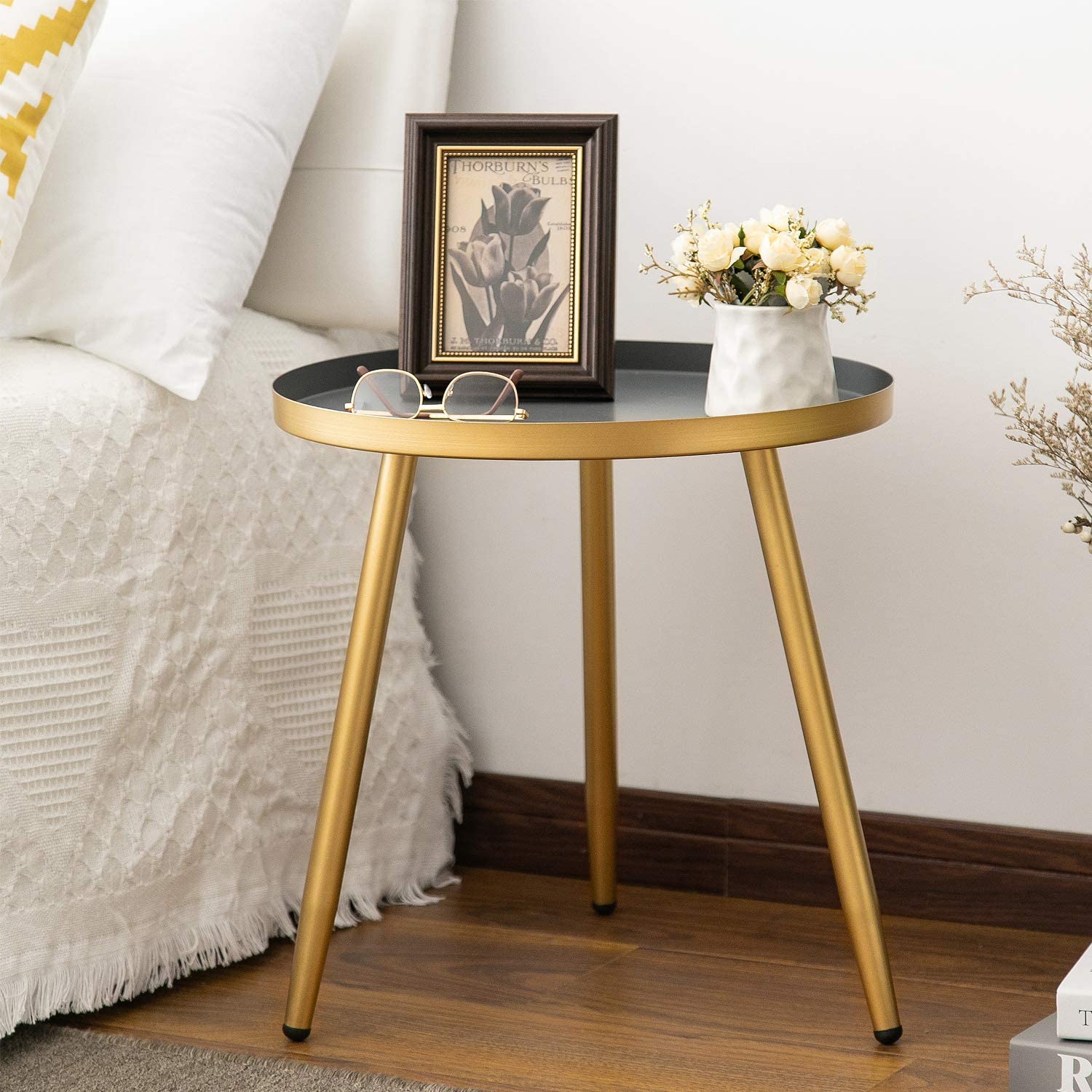 round table nightstand